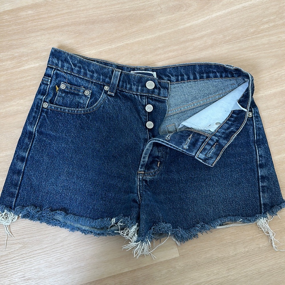 Denim Shorts - Dark Wash